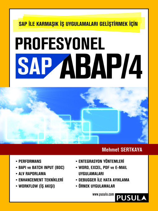 Title details for Profesyonel SAP ABAP/4 by Mehmet Sertkaya - Available